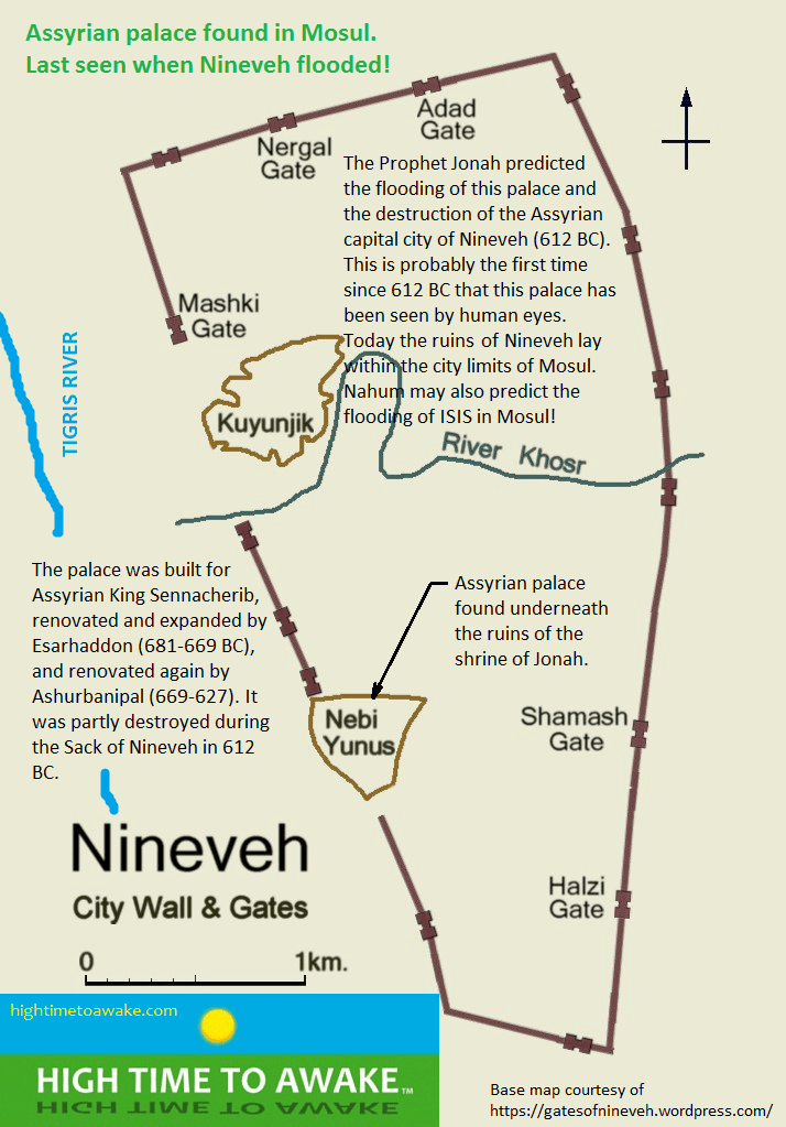 Assyrian palace found in Mosul