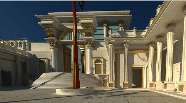 You can see the next temple on Google maps!